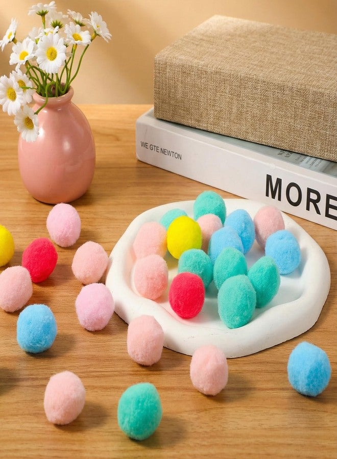 Aeaocvo 30 Pcs Cat Pom Pom Balls, 1.2in Soft Cat Toy Balls, Cats Chase Yarn Puffs for Pet Interactive Playing Exercising Training (Assorted Colour) - Image 4